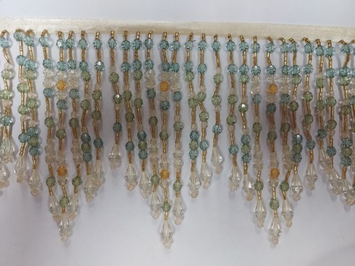Long beaded fringe - fringe, to