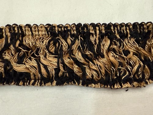 Nos fringe trim black and - fringe,
